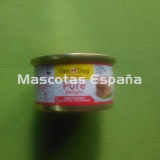 SAN DIMAS Gimdog Pure Delight Atún con Vacuno Lata 85g - Imagen 1