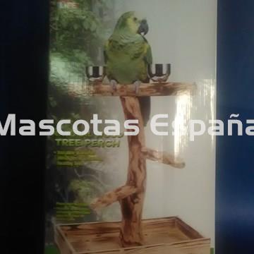 SAN DIMAS Penn-Plax Natural Wood Tree Perch (Reposa Aves Madera) - Imagen 1