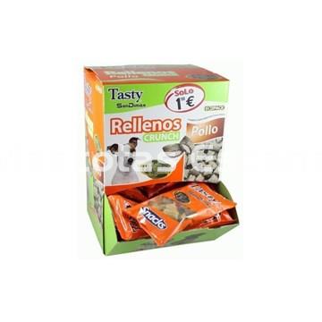 San dimas snacks tasty crunch pollo caja 40 unidades especial perros - Imagen 1