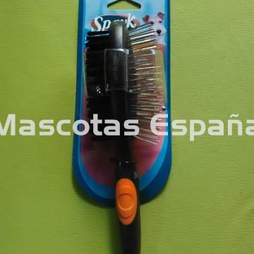 SAN DIMAS Spayk Cepillo Doble Nylon/Acero M - Imagen 1