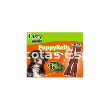 San dimas tasty snack puppy rolls vacuno caja 40 unidades chuches en barras de vacuno - Imagen 1